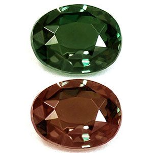 ALEXANDRITE FACETED 0.28ct GREEN Blue Green to Intense Purple EC SRILANKA NONE