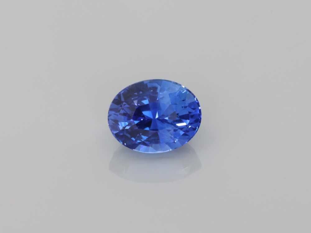 Szafir 1,71 ct, niebieski, szlif owalny