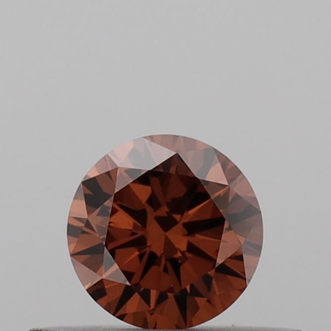 0.29 CT Fancy Vivid Orange ROUND