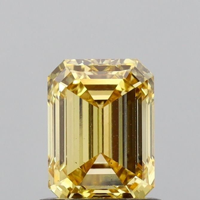 1.03 CT Fancy Vivid Yellow EMERALD