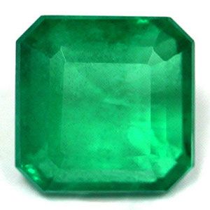 Szmaragd 1,47 ct, zielony, szlif szmaragdowy