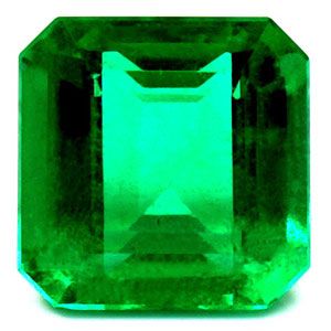 Szmaragd 1,46 ct, zielony, szlif szmaragdowy