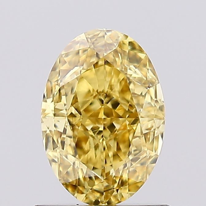 1.02 CT Fancy Intense Yellow OVAL