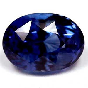 Szafir 1,63 ct, niebieski, szlif owalny