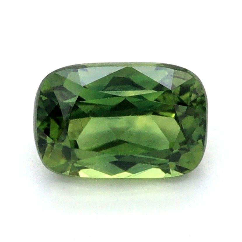 SAPPHIRE FACETED 0.86ct GREEN EC AUSTRALIA HEATED