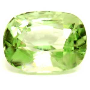 Granat 1,87 ct, zielony, szlif cushion