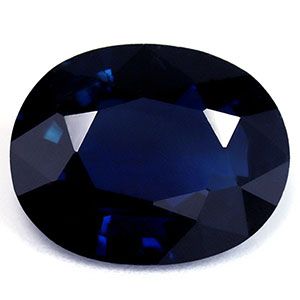 Szafir 2,64 ct, niebieski, szlif owalny