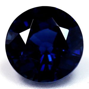 SAPPHIRE FACETED 2.22ct BLUE Deep Blue EC MADAGASCAR NONE