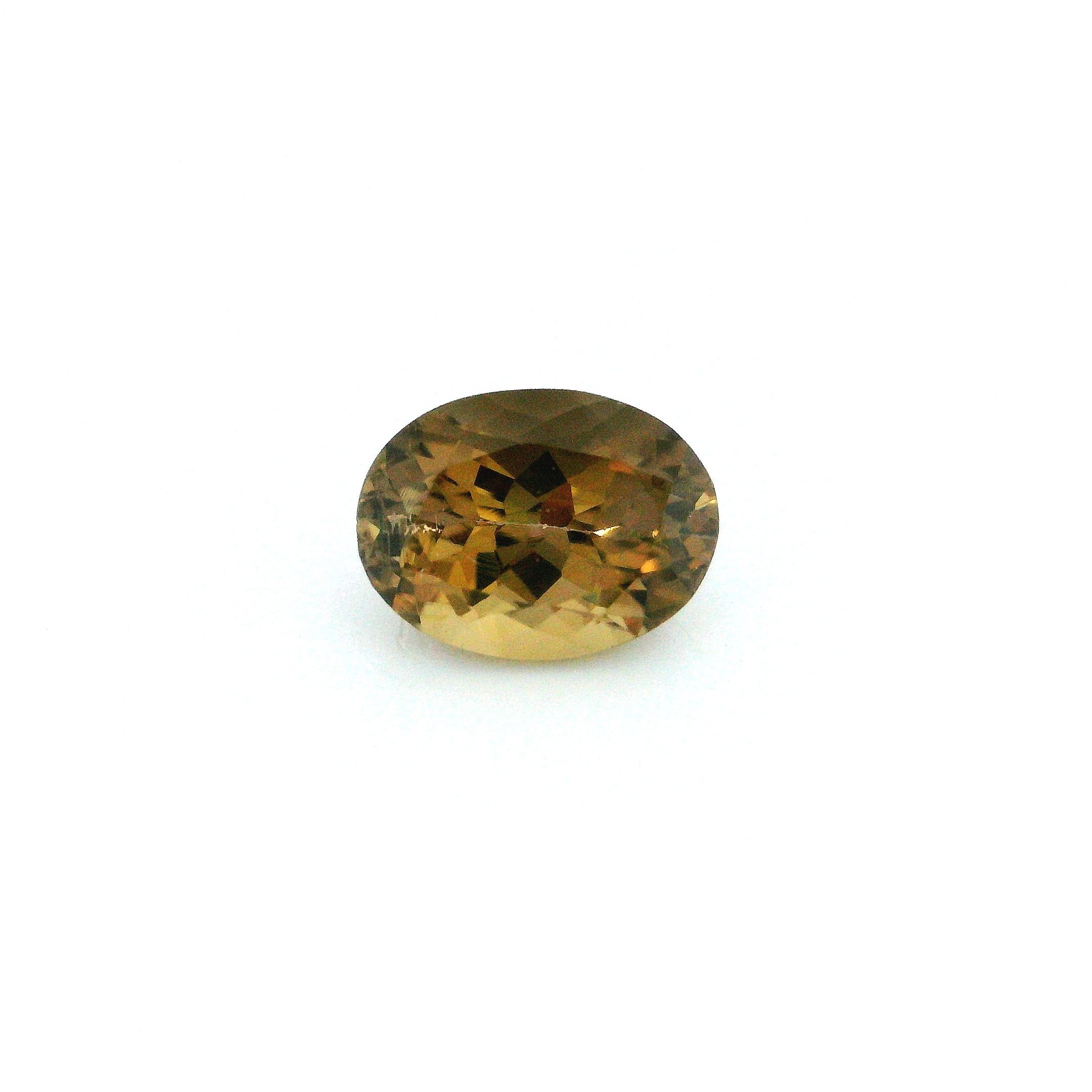Turmalin 1,70 ct, brązowy, szlif owalny