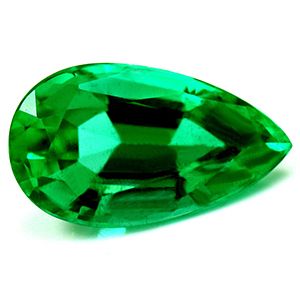 Szmaragd 2,16 ct, zielony, szlif gruszka