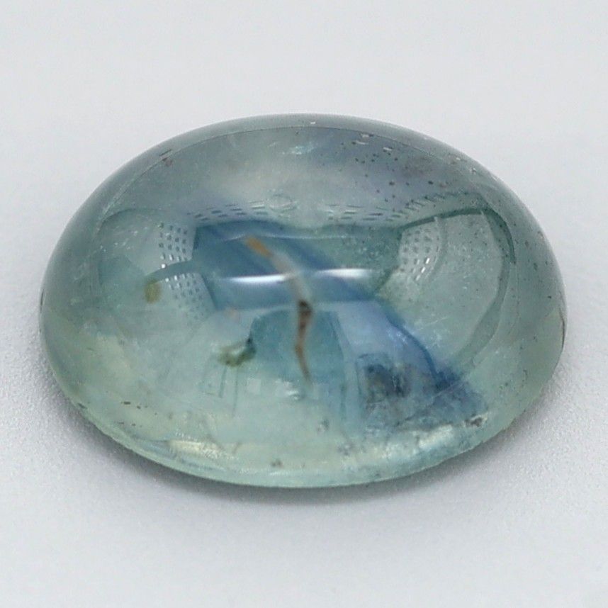 Szafir 1,61 ct, wielobarwny, kaboszon
