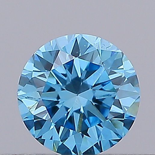 0.19 CT Fancy Vivid Blue ROUND