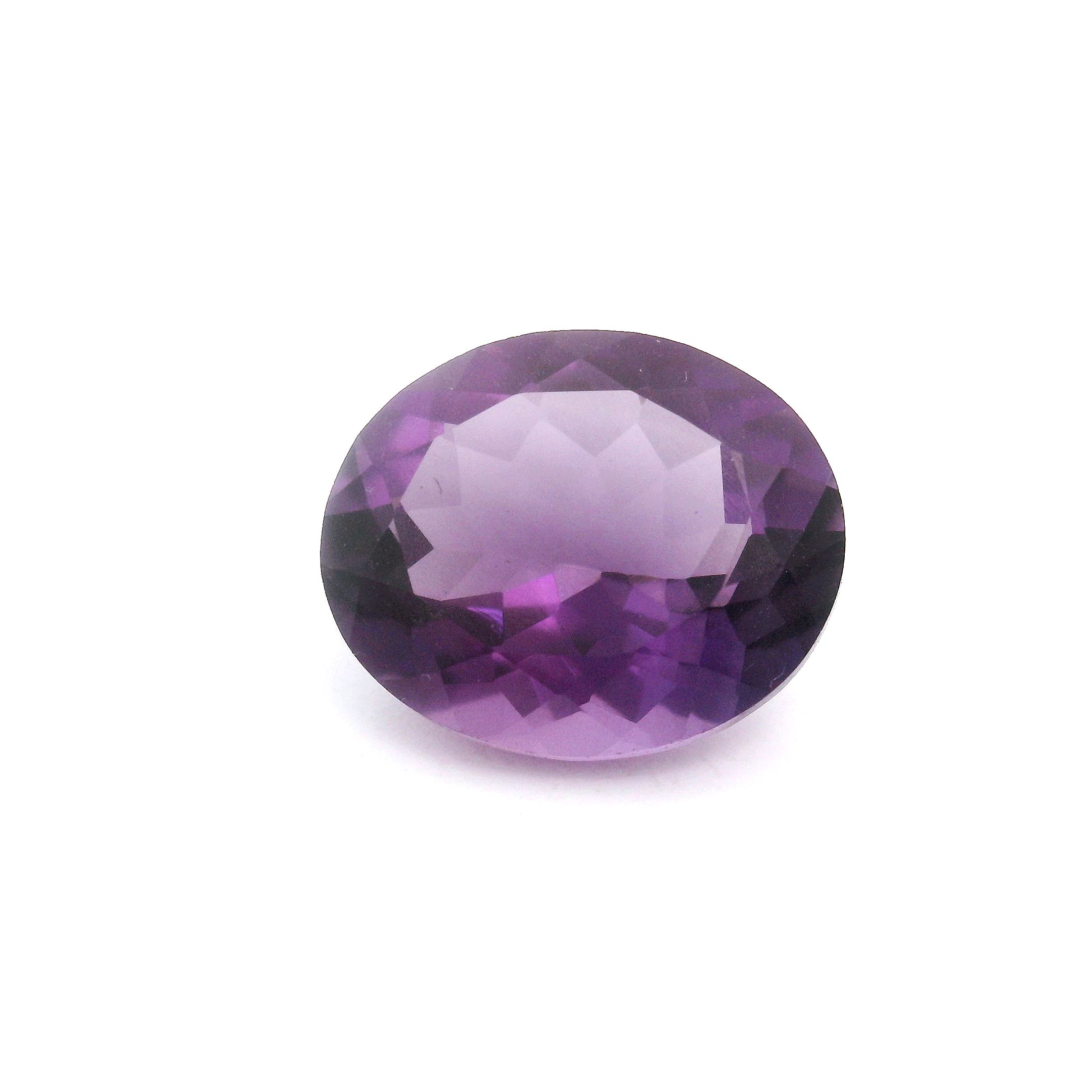 Ametyst 4,23 ct, purpurowy, szlif owalny
