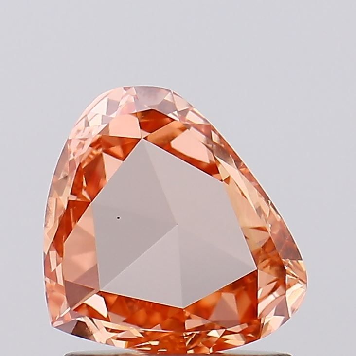 0.78 CT Fancy Vivid Orange ROSE