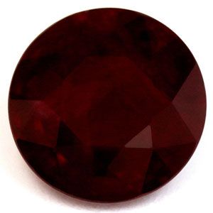 Rubin 1,51 ct, czerwony, szlif okrągły