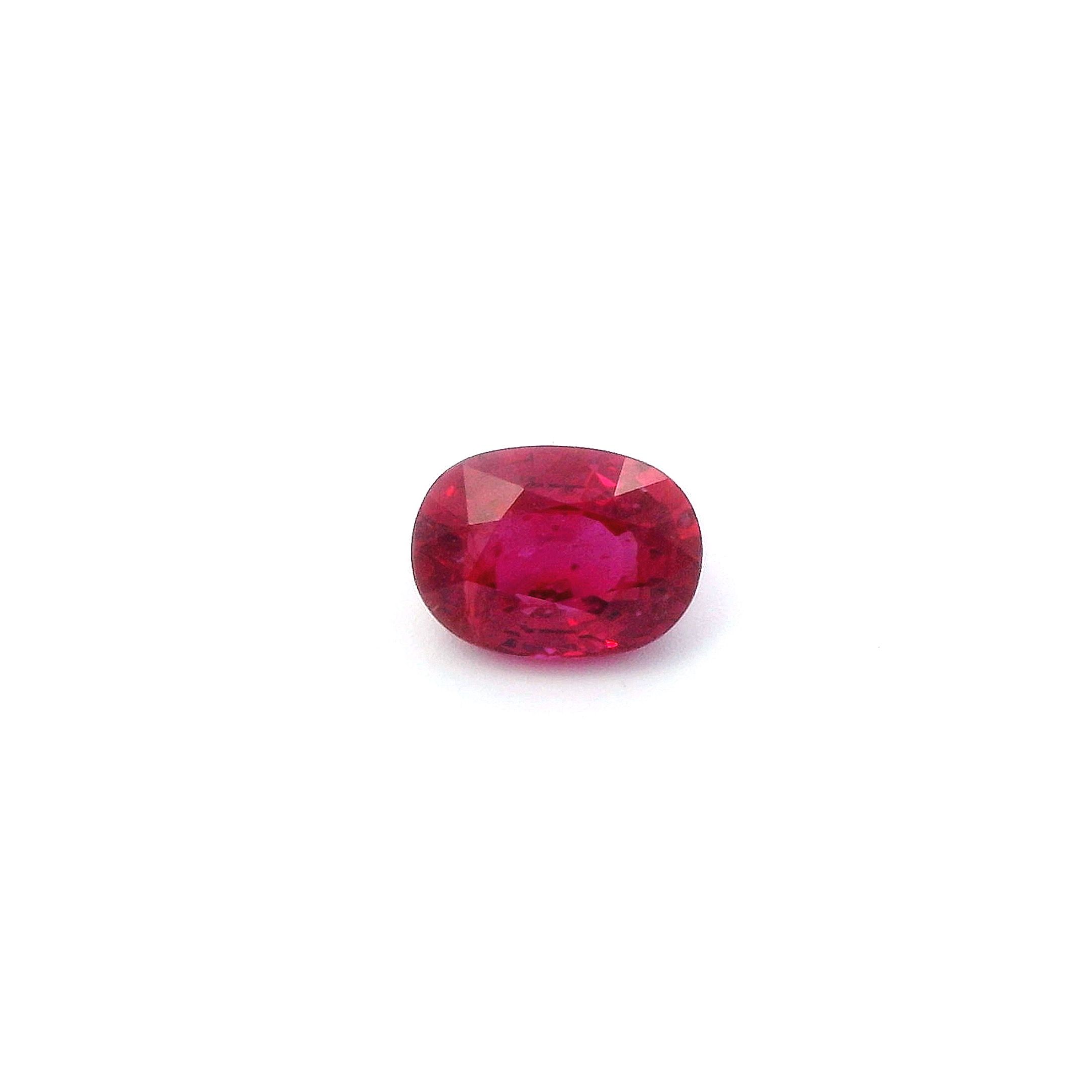 1.58 ct Oval ruby