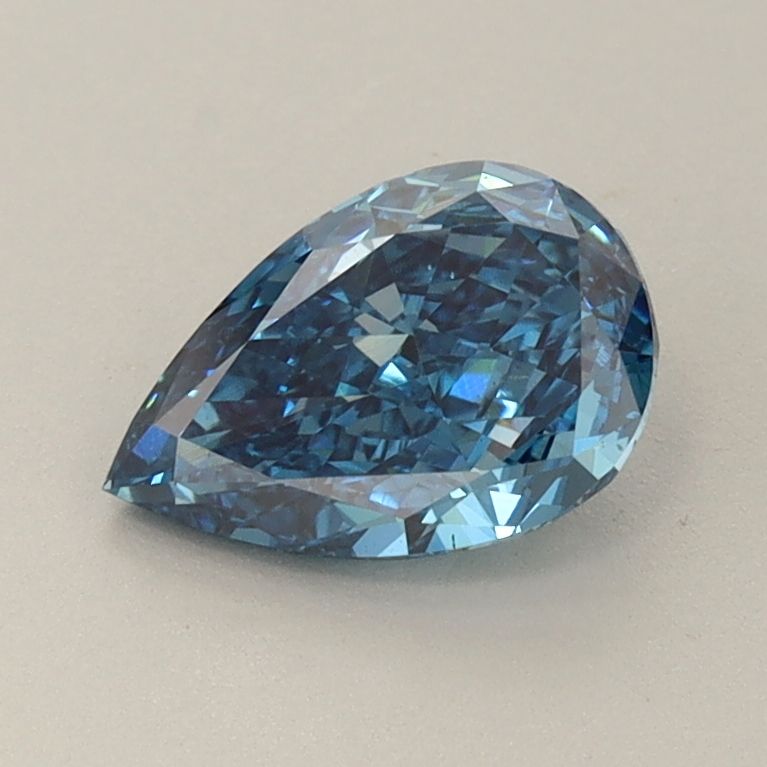1.0 CT Fancy Vivid Blue PEAR