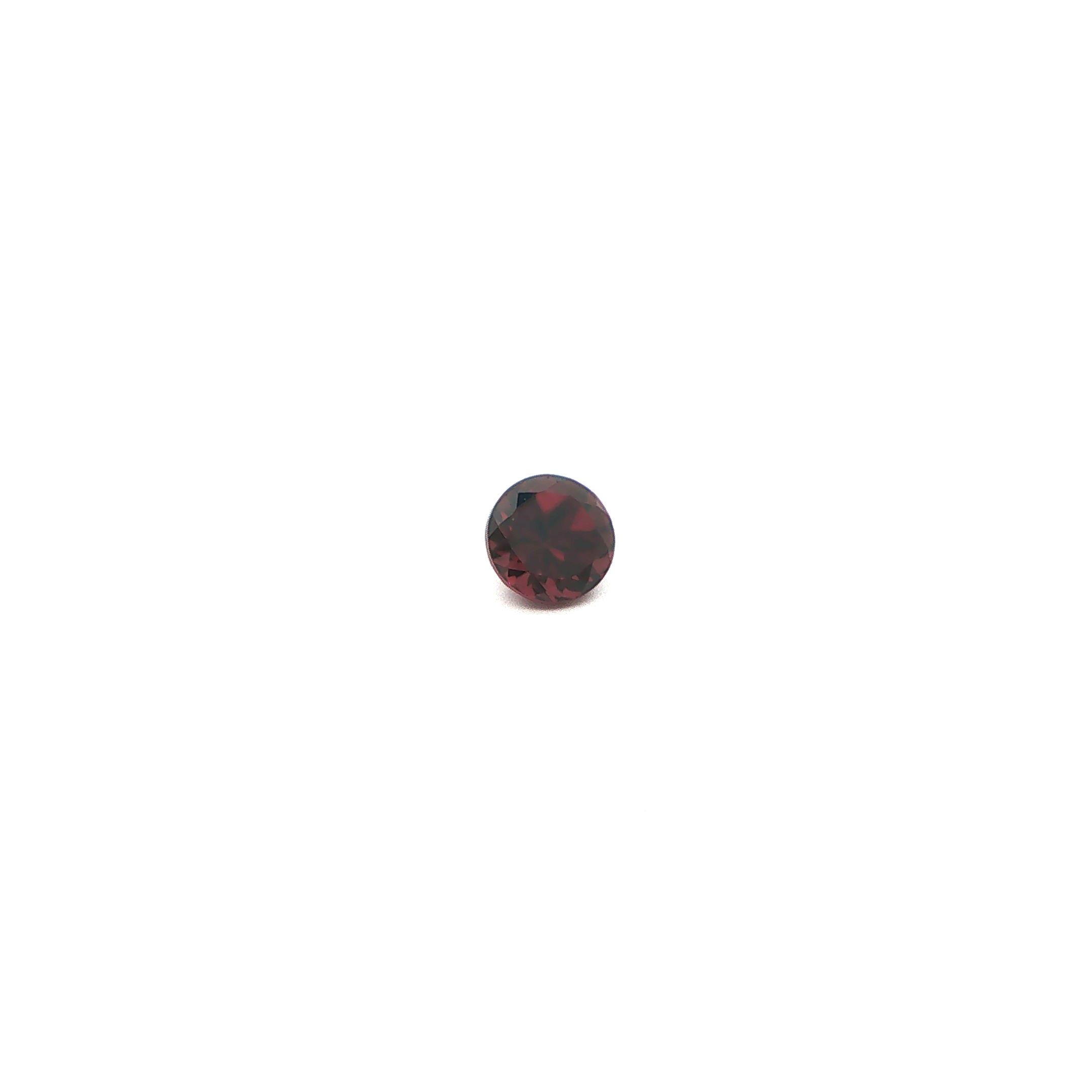 Cyrkon 1,47 ct, brązowy, szlif okrągły