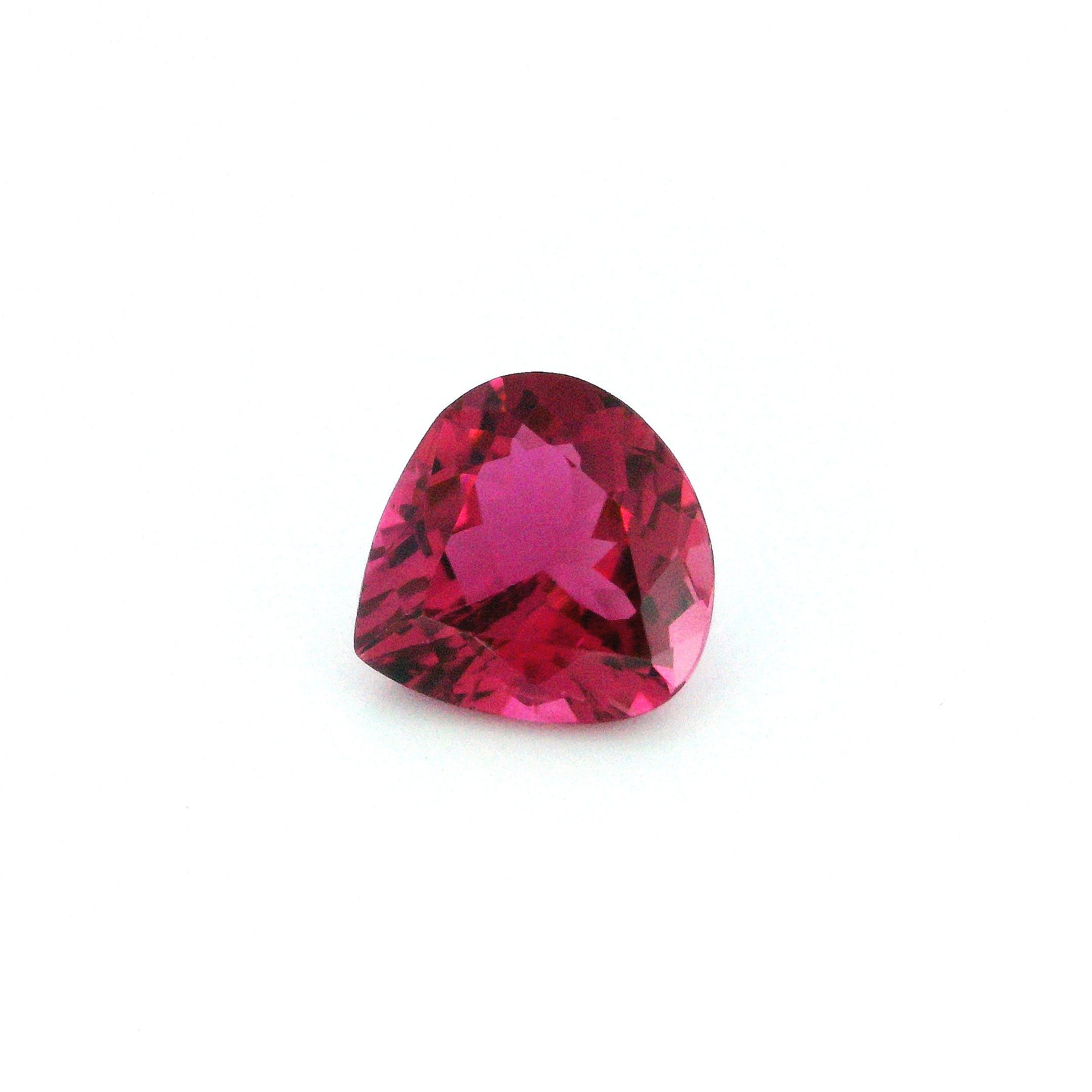 Turmalin 2,29 ct, różowy, szlif gruszka
