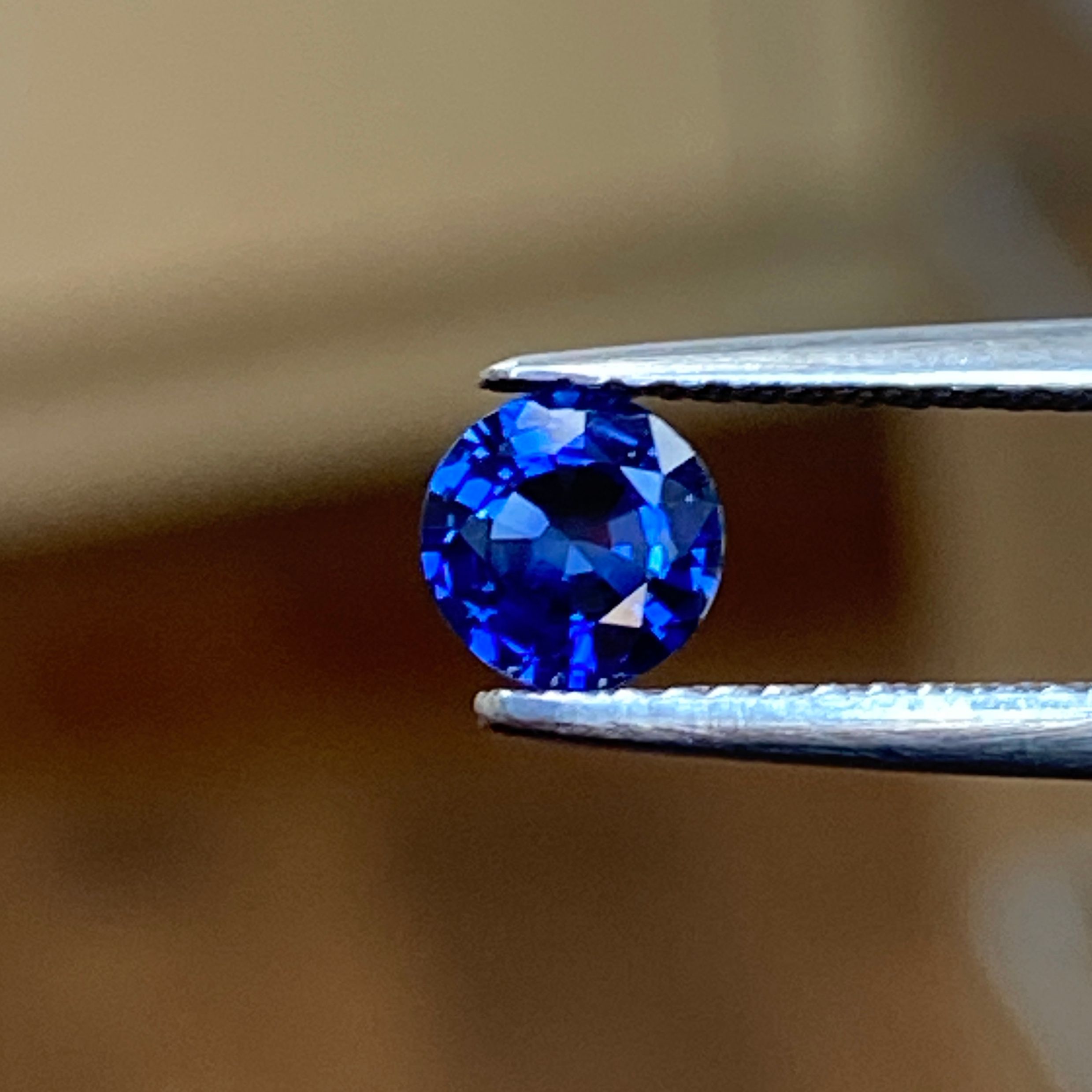 SAPPHIRE FACETED 0.61ct BLUE Blue EC SRILANKA HEATED