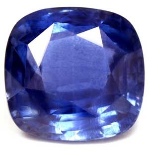 Szafir 3,64 ct, niebieski, szlif cushion