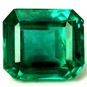 Szmaragd 3,53 ct, zielony, szlif szmaragdowy