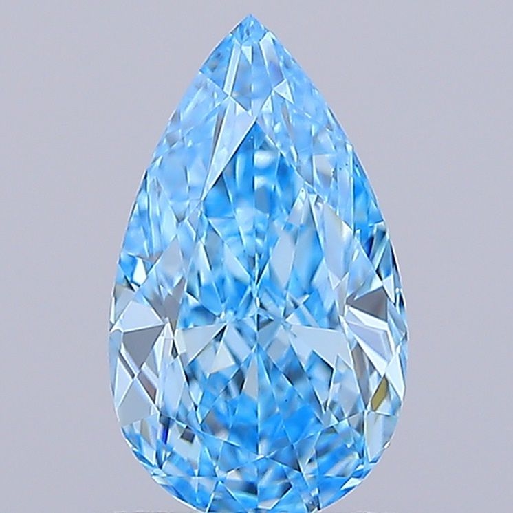 1.0 CT Fancy Vivid Blue PEAR