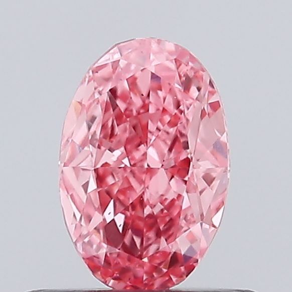 0.48 CT Fancy Intense Pink OVAL