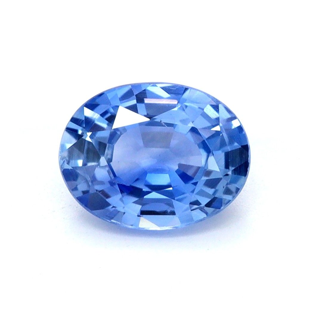 SAPPHIRE FACETED 0.8ct BLUE EC SRILANKA HEATED