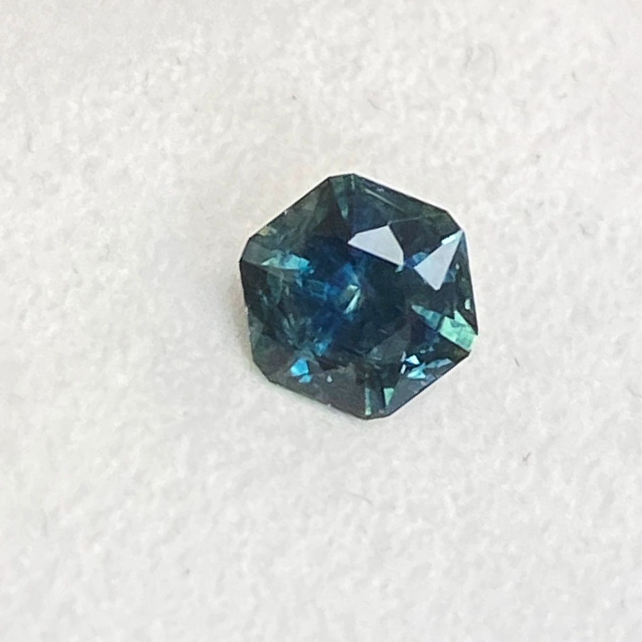 SAPPHIRE FACETED 0.87ct GREEN Green EC UNITEDSTATES HEATED
