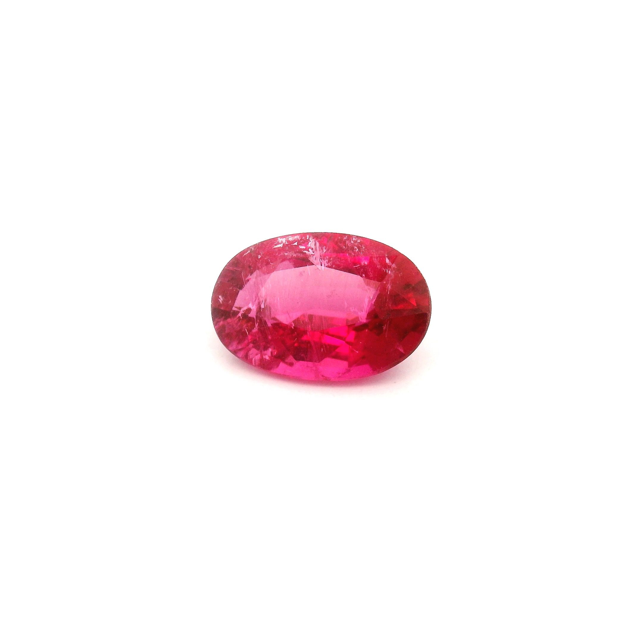TOURMALINE FACETED 1.2ct PINK Hot pink SI REST_OF_AFRICA HEATED