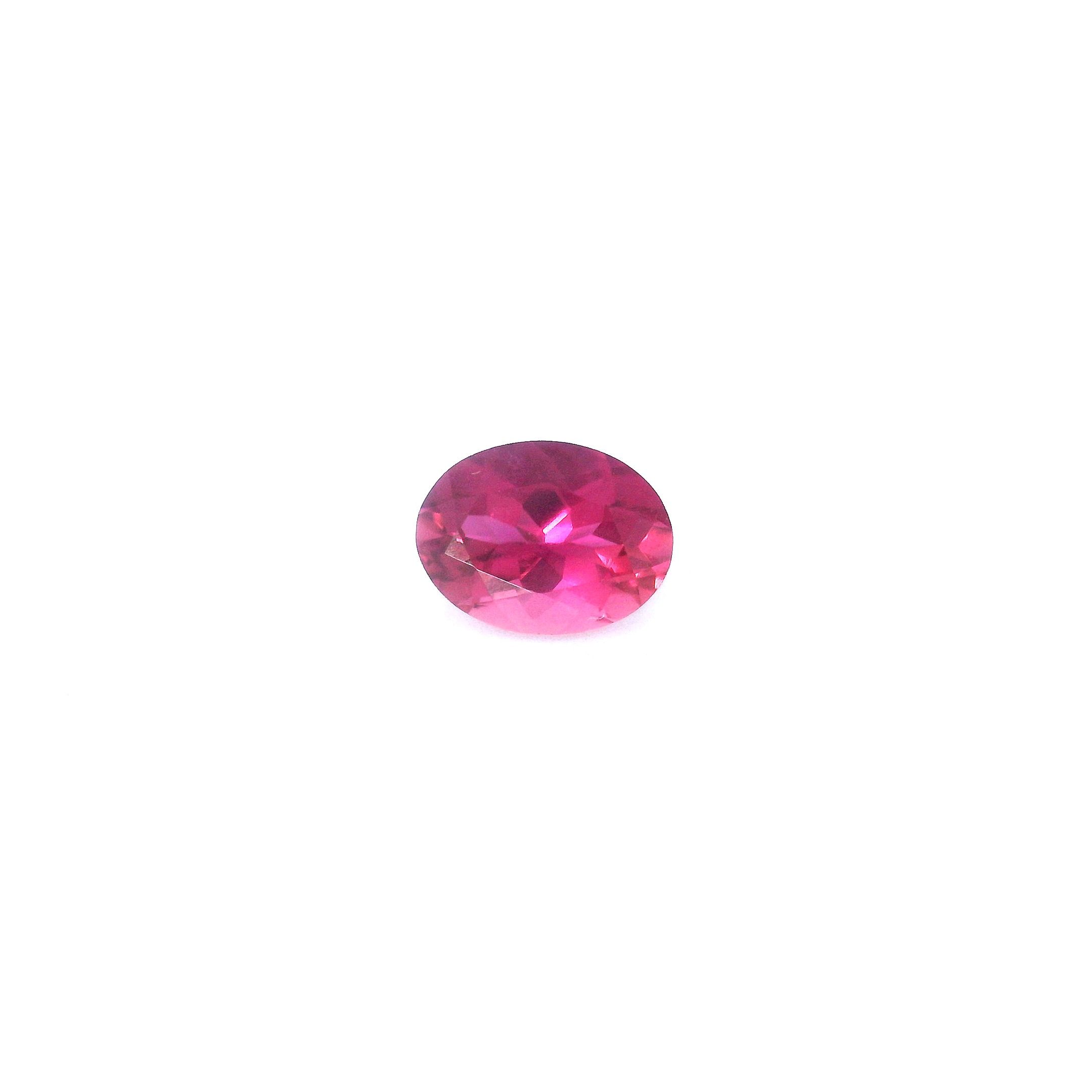 Turmalin 1,24 ct, różowy, szlif owalny