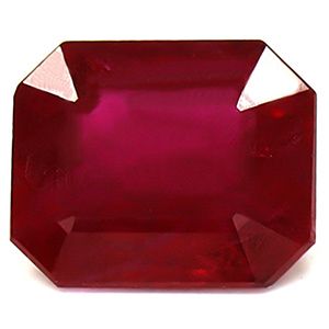 RUBY FACETED 0.65ct RED Pigeon Blood Red SI REST_OF_AFRICA HEATED