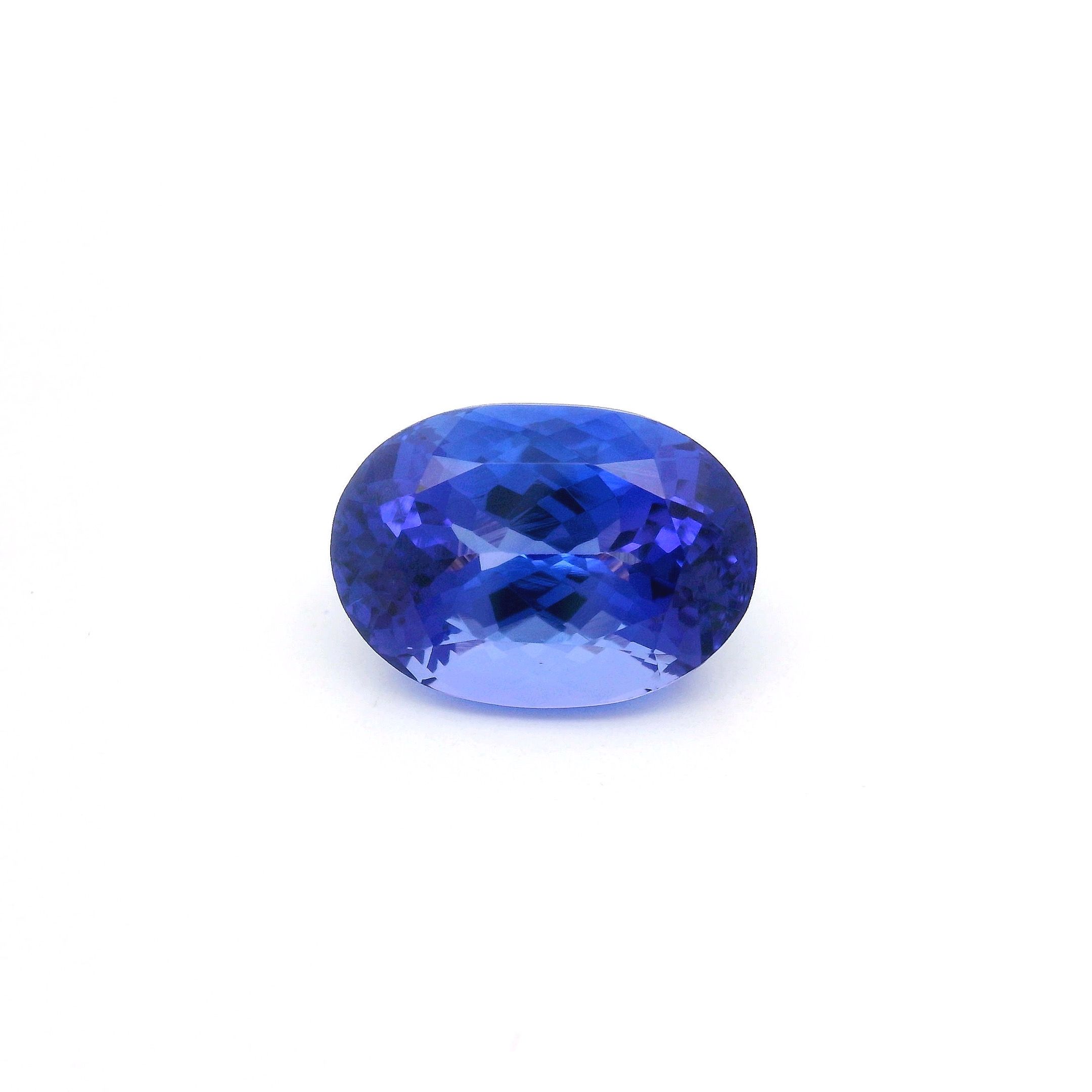 6.58 ct Oval tanzanite