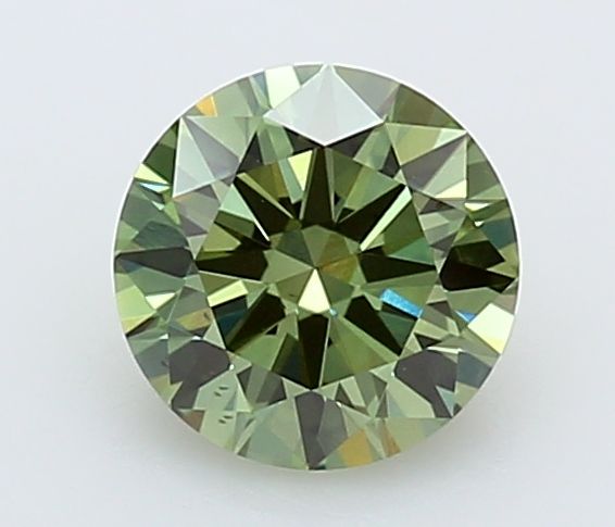 0.99 CT Fancy Vivid Green ROUND
