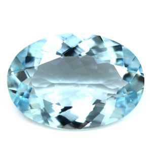Akwamaryn 5,07 ct, niebieski, szlif owalny