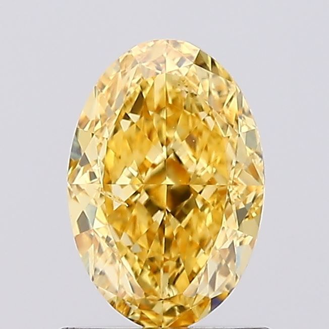 1.03 CT Fancy Vivid Yellow OVAL