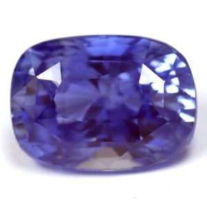 Szafir 3,31 ct, niebieski, szlif cushion