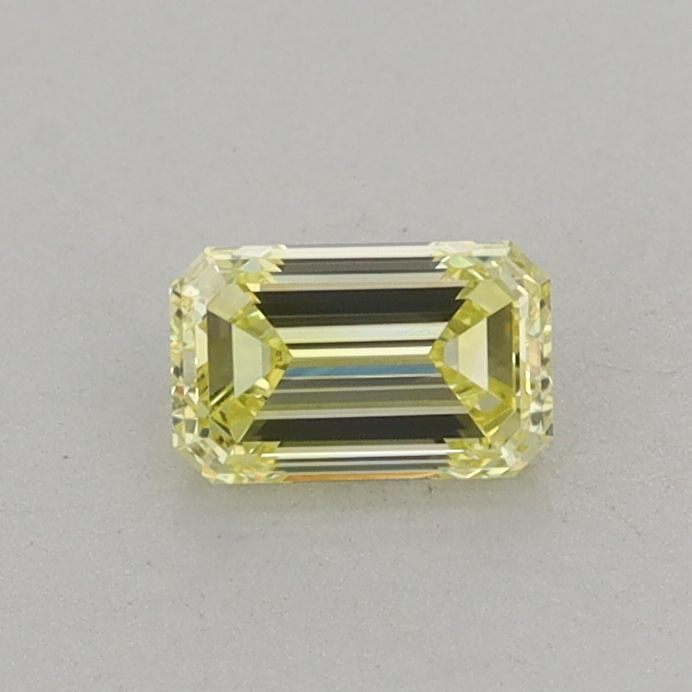 0.46 CT Fancy Intense Yellow EMERALD