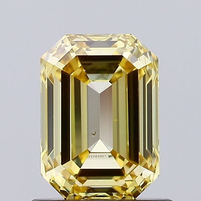 1.0 CT Fancy Intense Yellow EMERALD