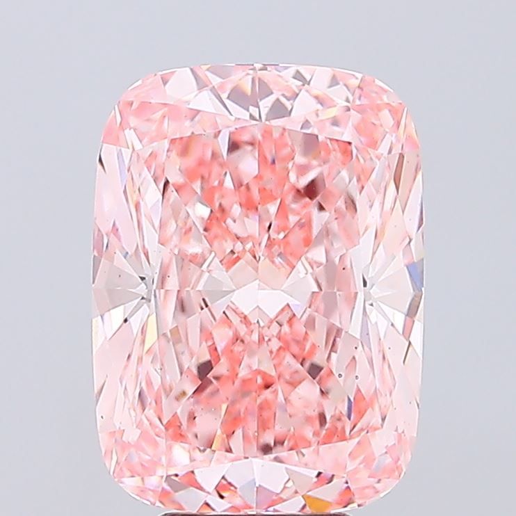 CUSHION BRILLIANT 7.24ct Fancy Vivid Pink VS1 – EX EX FNT