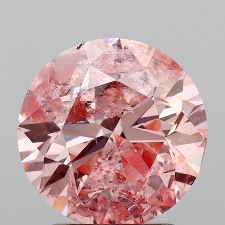 2.09 CT Fancy Vivid Pink ROUND
