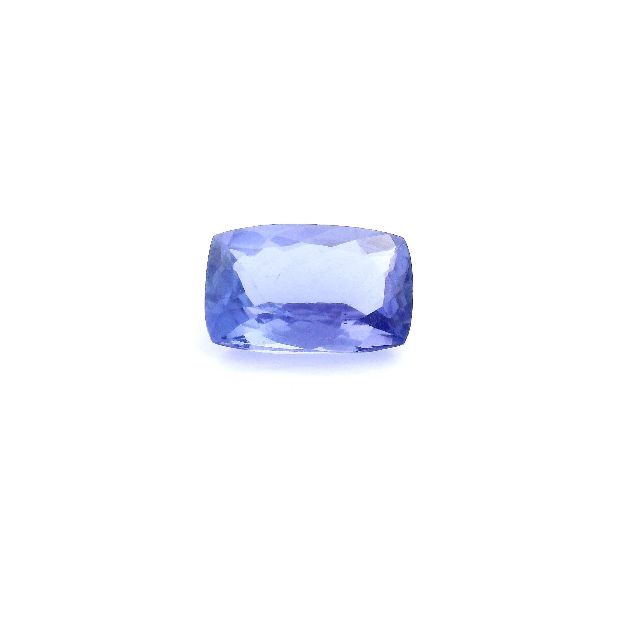 Tanzanit 1,26 ct, niebieski, szlif cushion