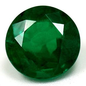 Szmaragd 1,80 ct, zielony, szlif okrągły