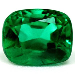 Szmaragd 1,20 ct, zielony, szlif cushion