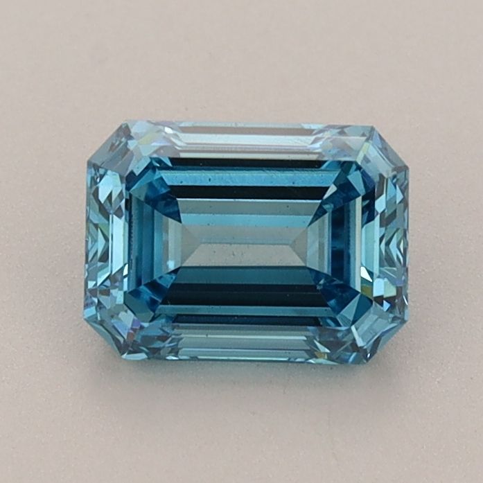 0.98 CT Fancy Vivid Blue EMERALD