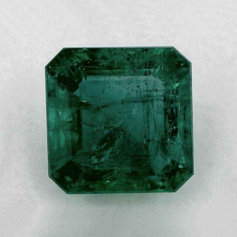 Szmaragd 2,03 ct, zielony, szlif asscher