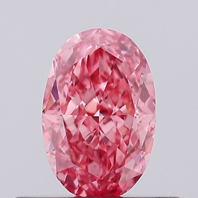 0.51 CT Fancy Vivid Pink OVAL
