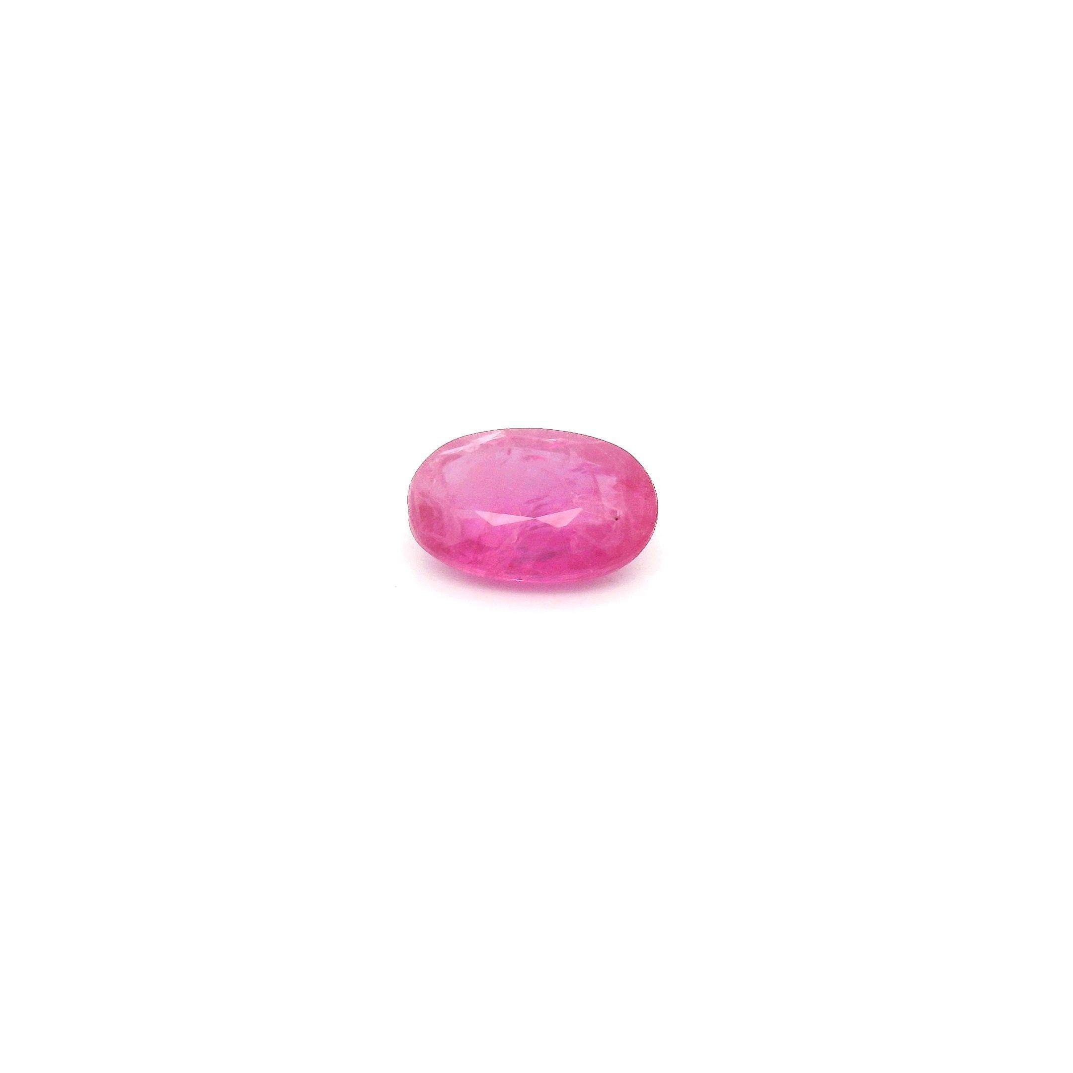 RUBY FACETED 0.52ct RED Medium Intense MI MOZAMBIQUE HEATED