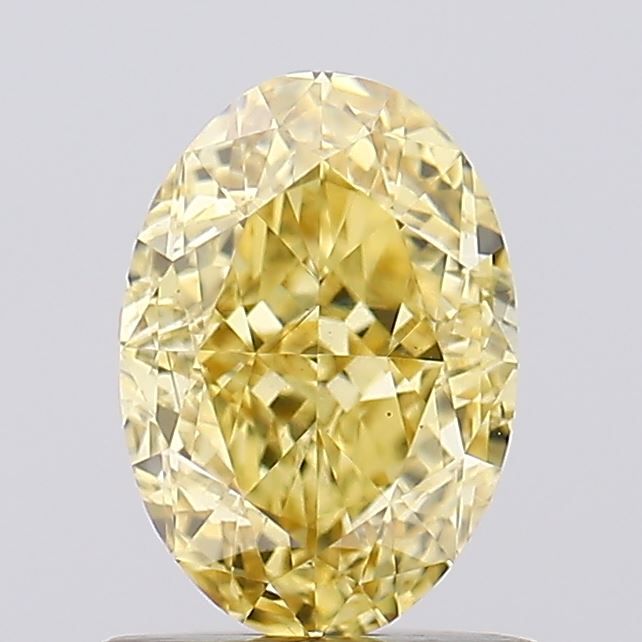1.09 CT Fancy Intense Yellow OVAL